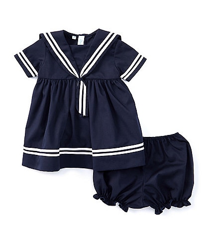 Feltman Brothers Baby Girls 3-24 Months Short Sleeve Sailor Dress