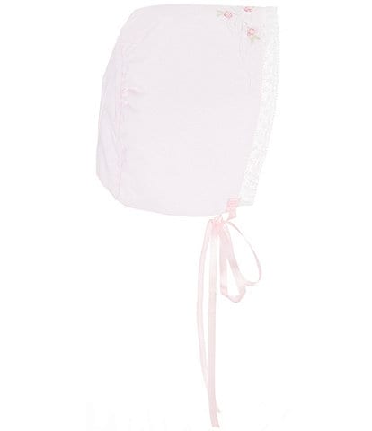 Feltman Brothers Baby Girls Embroidered Bonnet