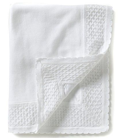 Feltman Brothers Baby Knit Diamond-Pattern Blanket