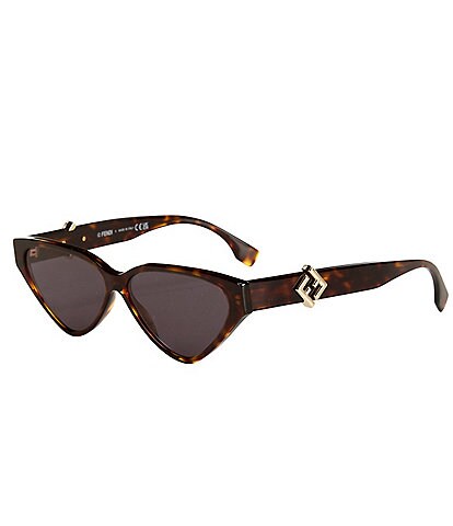 FENDI Women's FF Diamonds 57mm Cat Eye Sunglasses