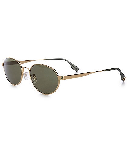 FENDI Unisex Fendi Sky 55mm Oval Mirrored Sunglasses