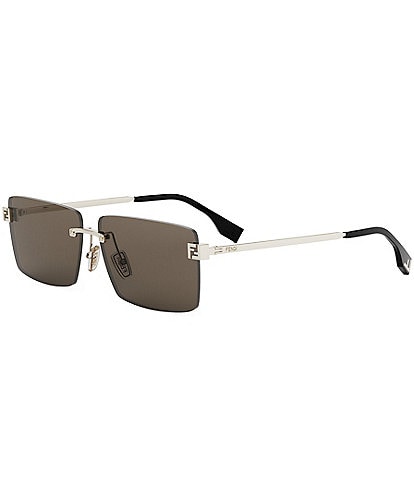 FENDI Unisex FENDI Sky 60mm Rectangle Sunglasses