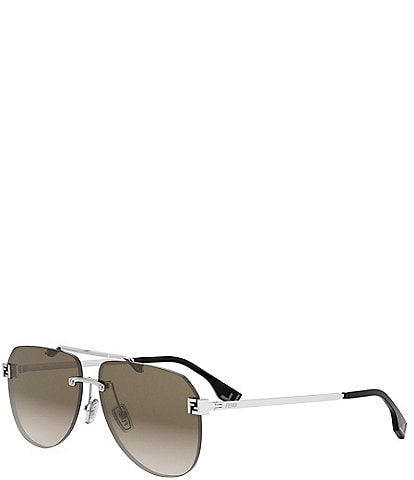 FENDI Unisex FENDI Sky 61mm Aviator Sunglasses