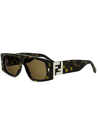 FENDI Unisex FF Squared 56mm Square Sunglasses