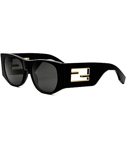 FENDI Women's Baguette 54mm Oval Sunglasses