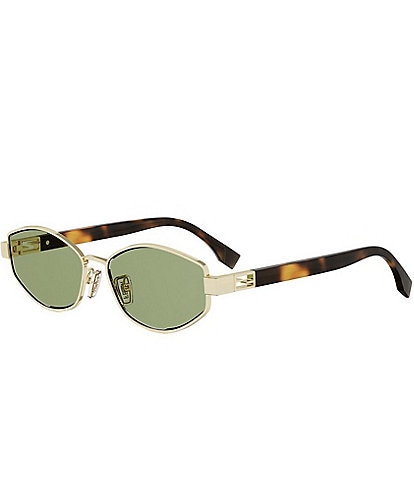 FENDI Women's Baguette 56mm Oval Sunglasses