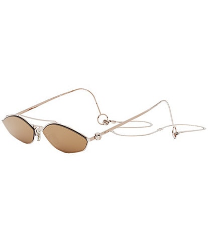FENDI Women's Baguette 57mm Oval Sunglasses
