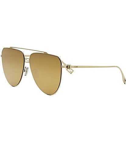 FENDI Women's Baguette 59mm Pilot Sunglasses