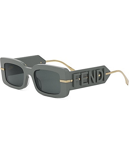 FENDI Women's Fendigraphy 51mm Rectangle Sunglasses