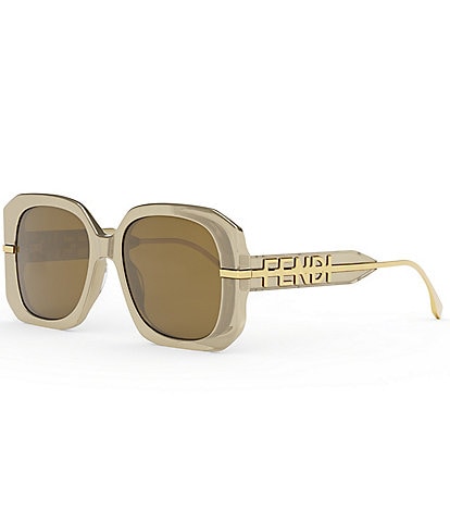 FENDI Women's Fendigraphy 55mm Geometric Sunglasses