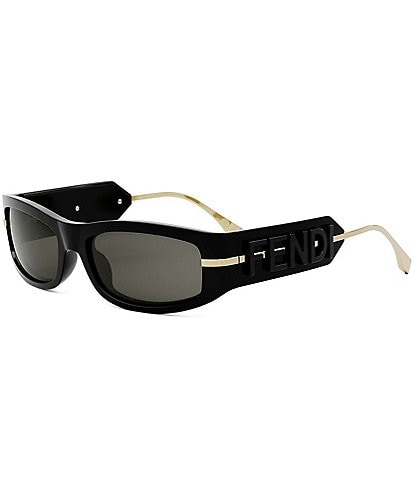 FENDI Women's Fendigraphy 57mm Oval Sunglasses