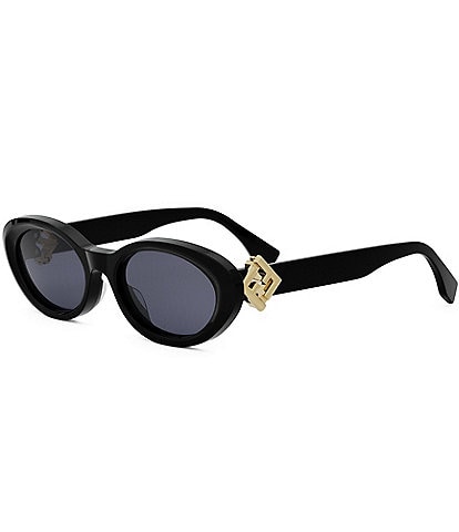 FENDI Women's FF Diamonds 53mm Oval Sunglasses
