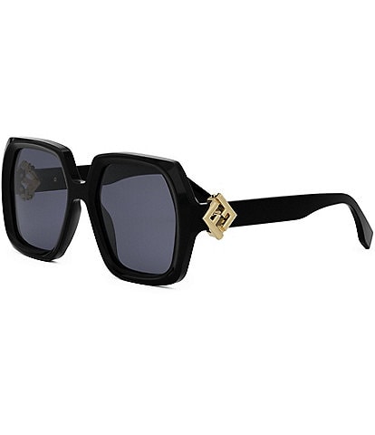 FENDI Women's FF Diamonds 53mm Square Sunglasses