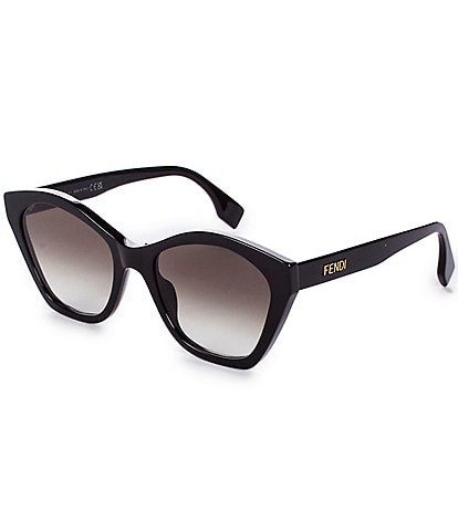 FENDI Women's Lettering 54mm Butterfly Sunglasses