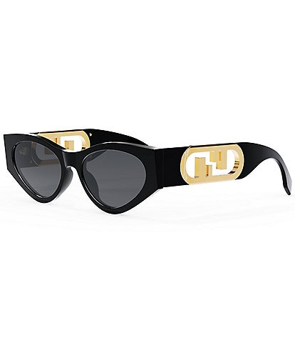 FENDI Women's O'Lock 54mm Cat Eye Sunglasses