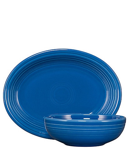 Fiesta 2-Piece Oval Platter & Bistro Bowl Serve Set