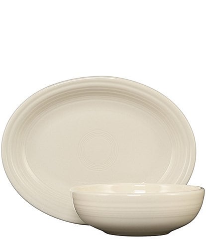 Fiesta 2-Piece Oval Platter & Bistro Bowl Serve Set