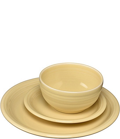 Fiesta Bistro Coupe 3pc Place Setting, Service For 1