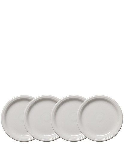 Fiesta Bistro Coupe Salad Plates, Set of 4 - White
