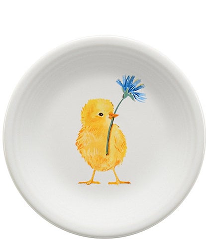 Fiesta Breezy Floral Collection Yellow Chick Salad Plate