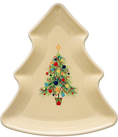 Fiesta Christmas Ceramic Tree Plate