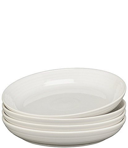 Fiesta Coupe Luncheon Bowls, Set of 4 - White