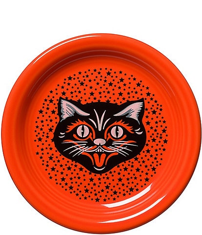 Fiesta Halloween Black Cat 6.5#double; Appetizer Plate