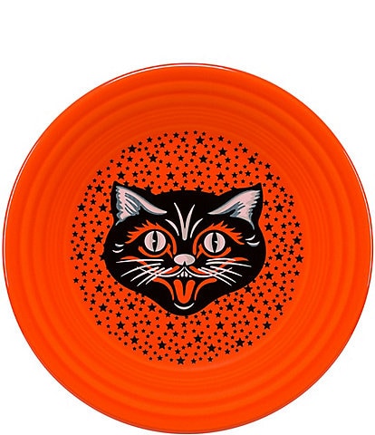 Fiesta Halloween Black Cat Luncheon Plate