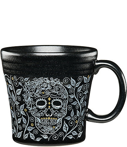 Fiesta Halloween Skull & Vine Tapered Mug