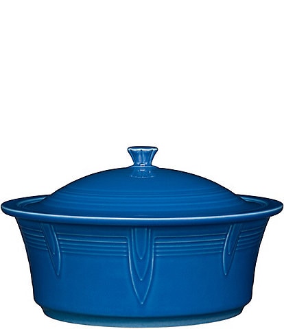 Fiesta Large Round Covered Casserole, 2.8-Quart