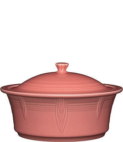 Fiesta Large Round Covered Casserole, 2.8-Quart