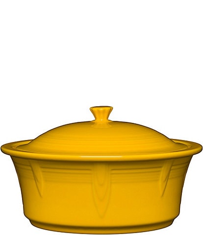 Fiesta Large Round Covered Casserole, 2.8-Quart