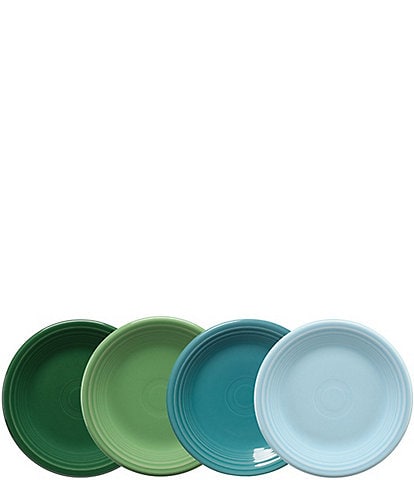 Fiesta Mixed Collection Classic Rim Salad Plates, Set of 4