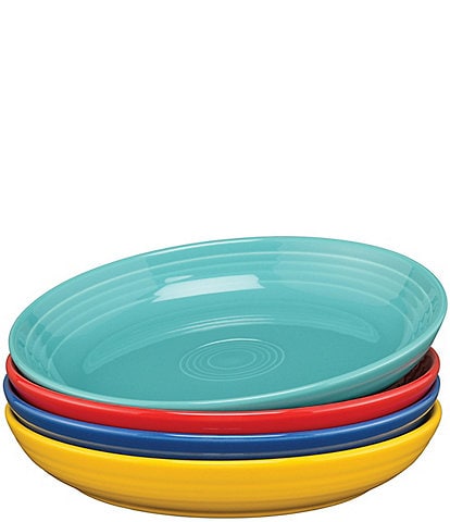 Fiesta Mixed Vibrant Coupe Luncheon Bowls, Set of 4