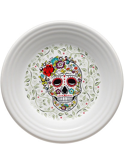 Fiesta Skull & Vine Sugar 9" Luncheon Plate