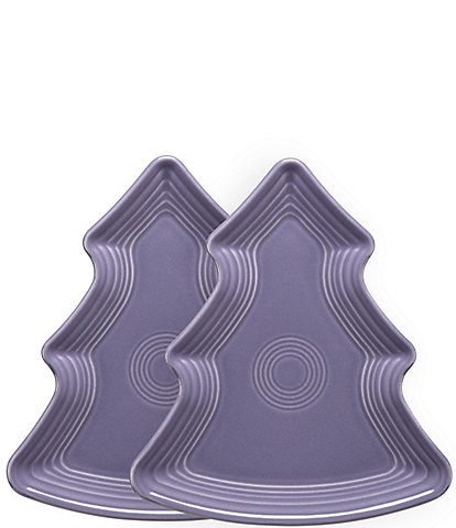 Fiesta Tree Shaped Plate, Set of 2