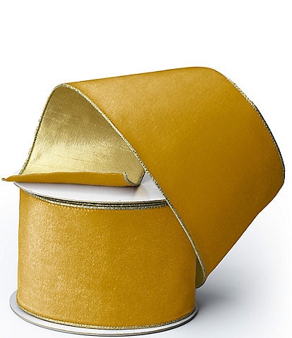 Fig & Dove 4#double; Velvet Decorative Ribbon