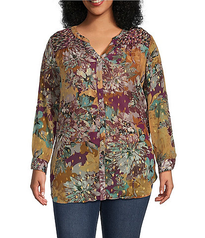 Peasant Plus-Size Suits and Workwear Shirts and Blouses | Dillard's