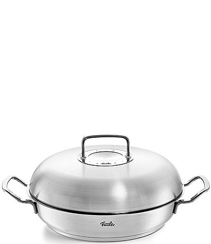 Fissler Original-Profi Collection Stainless Steel 3.2 Qt. Serving Pan with High Dome Lid