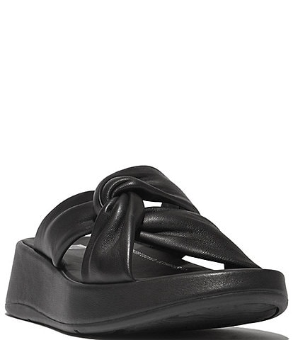 Fitflop F-mode Leather-Twist Sandals