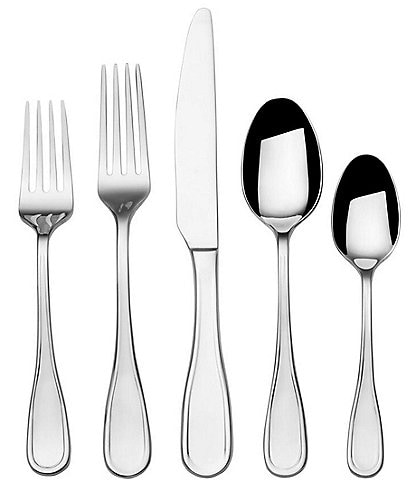 Fitz And Floyd Everday Bistro Classic 20-Piece Stainless Steel Flatware Set, Service For 4