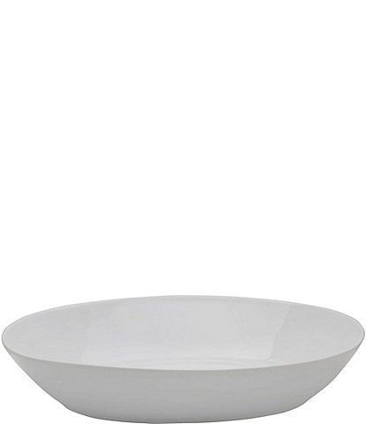 Fitz and Floyd Everyday White Oval Serving Bowl, 14.25"