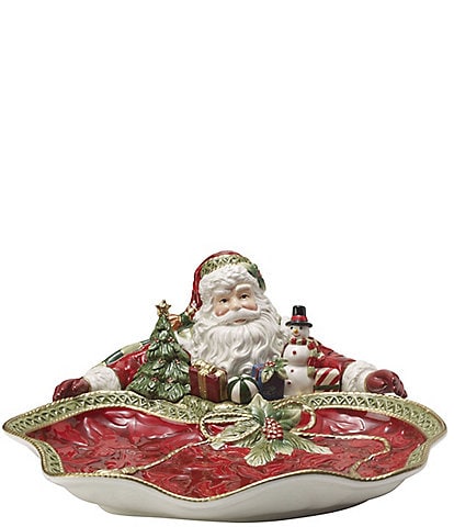 Fitz and Floyd Holiday Collection Santa Server
