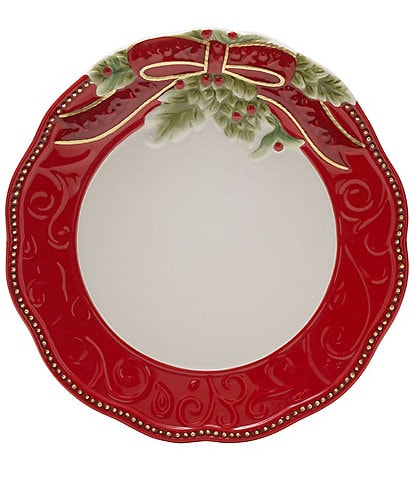 Fitz and Floyd Holiday Home 9" Salad Plate