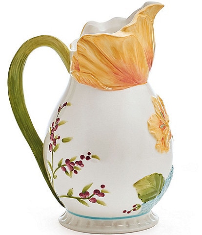 Fitz And Floyd Meadow Pitcher, 2.25-quarts