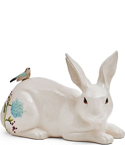 Fitz And Floyd Meadow Resting Rabbit Figurine