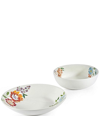 Fitz and Floyd Meadow Serve Bowls, Set of 2