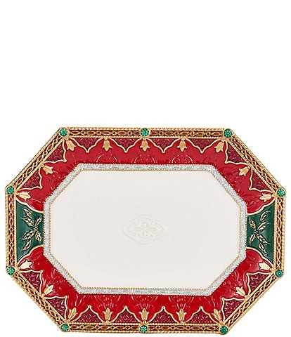 Fitz And Floyd Noel Holiday Large 16#double; Platter