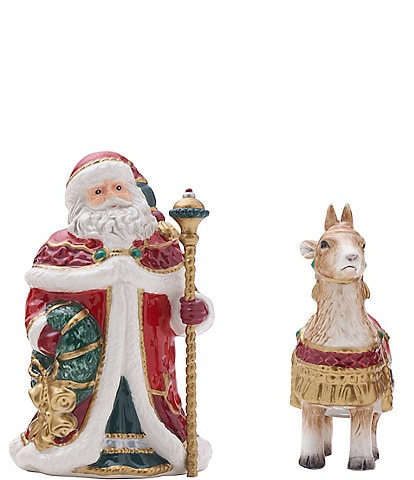 Fitz And Floyd Noel Holiday Salt & Pepper Set