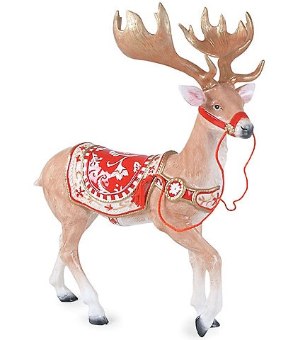 Fitz and Floyd Town and Country Reindeer Figurine